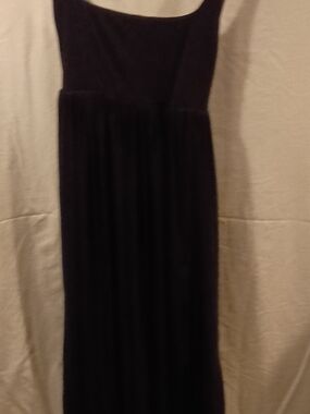 HALARA Black Pleated Maxi Dress Sleeveless Flowy A-Line NWT